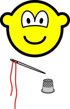 Vingerhoed en naald buddy icon
